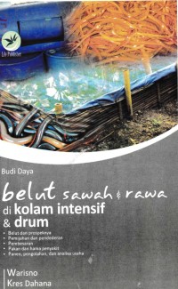 Budi Daya Belut Sawah & Rawa di Kolam Intensif & Drum