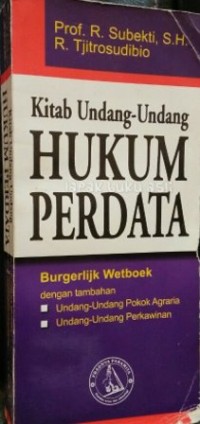 Kitab Undang-Undang Hukum Perdata