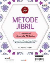 Image of Metode JIBRIL: Cara Mudah Menghafal Al-Qur’an Juz 29