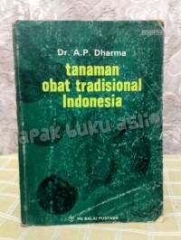 Tanaman Obat Tradisional Indonesia