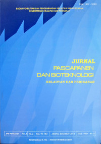 Jurnal Pascapanen dan Bioteknologi Kelautan dan Perikanan: Vol. 8 No. 2, Desember 2013
